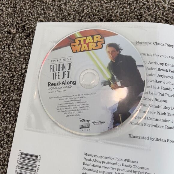 Star Wars Episode VI: Return of the Jedi Read-Along Storybook and CD - Picture 2 of 4